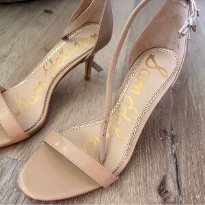 Sam Edelman Nude Strappy Heels
